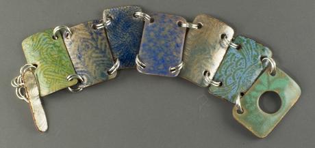 Most Recent Torch-Fired Enameled Bracelet Most Recent Torch-Fired Enameled Bracelet